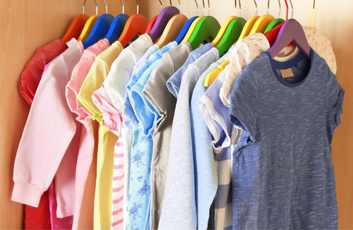 A group of clothes on swingers
